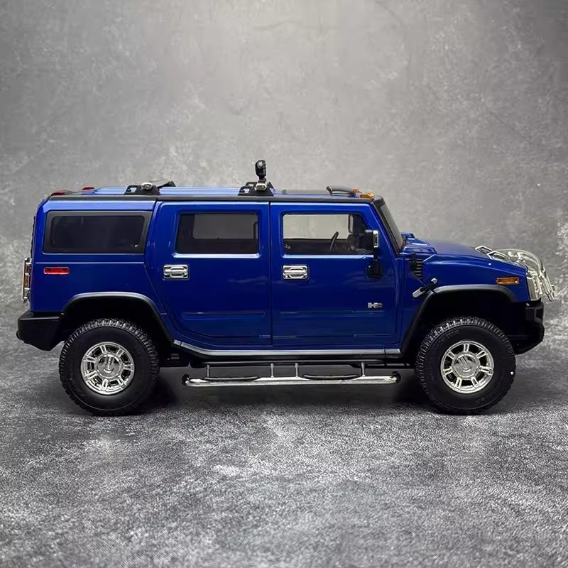 Highway 61 1:18 H2 off-road SUV alloy car model collection and viewing items