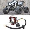 Qiilu Magnetic Stator, 6 Coils 5 Wires Magnetic Stater Coil Fits 50cc 70cc 90cc 110cc 125cc ATV Go Kart