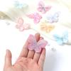 10PCs Artificial Flowers Butterfly Fake Flowers Gifts Wedding Decoration For Home Room Decor DIY Crafts Hair Brooch Accessories