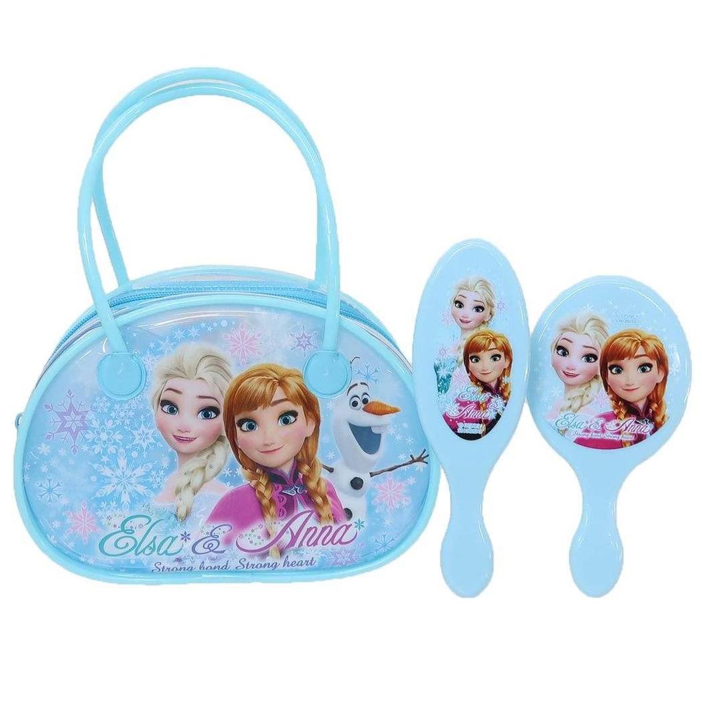Frozen Hairbrush Mirror Outing Set Disney Princess [Kids' Cosmetics] &