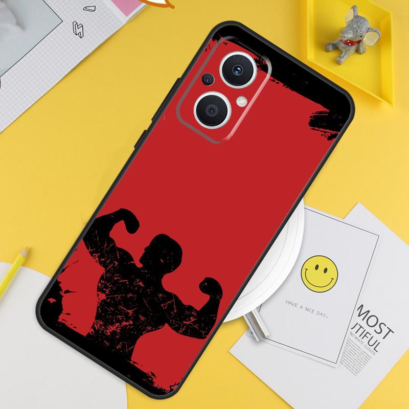 Bodybuilding Gym Fitness For OPPO Reno 14F 13F 12F 11F 13 12 11 10 14 Pro 7 8 Lite 8T OPPO Find X5 X6 X8 X9 Pro Case