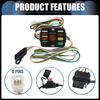 INFINAUTO 4 Pin Trailer Wiring Harness Kit for Subaru for Forester Legacy Outback Tribeca