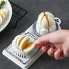 1pc 2 In 1 Egg Slicer Multipurpose Egg Slicer For Hard Boiled Eggs Sturdy ABS Body With Stainless Steel Wires Eggs Cutter