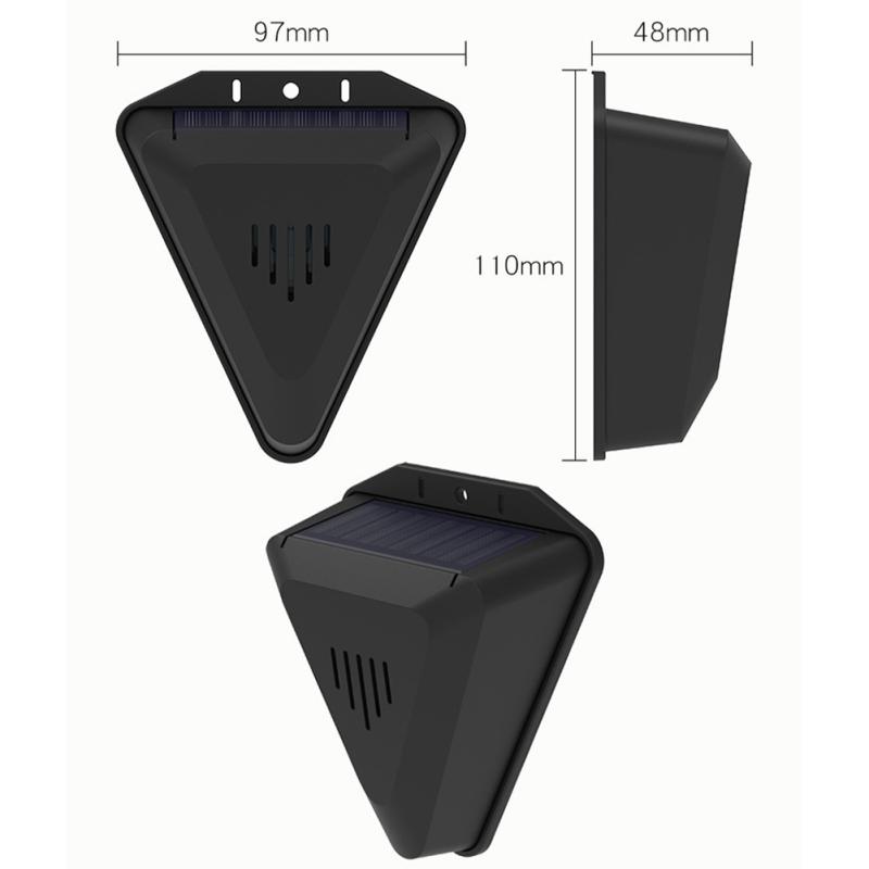 Outdoor Solar Siren Automatical Security Alarm Detector Suitable For Farms Orchards Fields Gardens