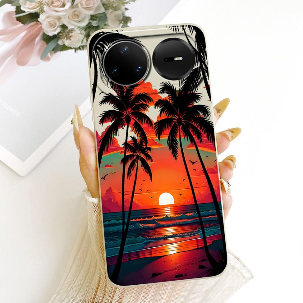 For Huawei Nova 15 Pro Case Cover Cute Luxury Fashion Flowers Cool Painted Silicone Casing For Huawei KLE-AL00U