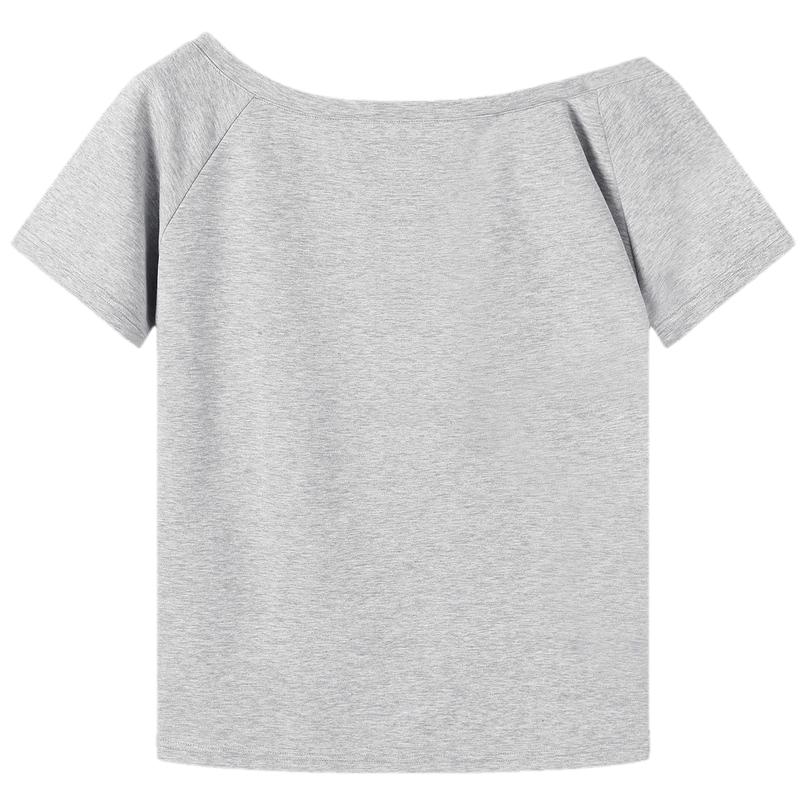TonLion Women s Off-Shoulder Short Sleeve T-Shirt S
