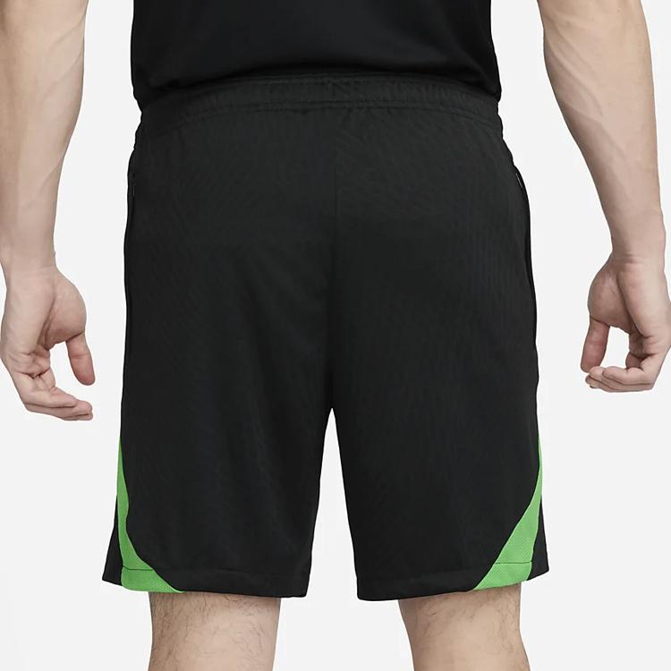 Nike Color Block Logo Elastic Waist Straight Leg Soccer Shorts Men shorts Black DX3191-012