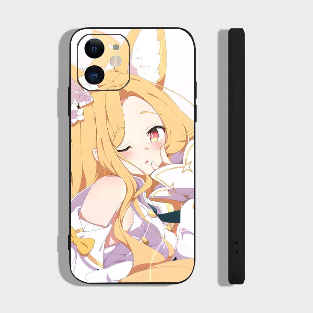 Seia Anime Games Blue Archive Phone Case For IPhone 17 Air 16 15 14 13 Pro Max 11 12 Black Silicone Cover