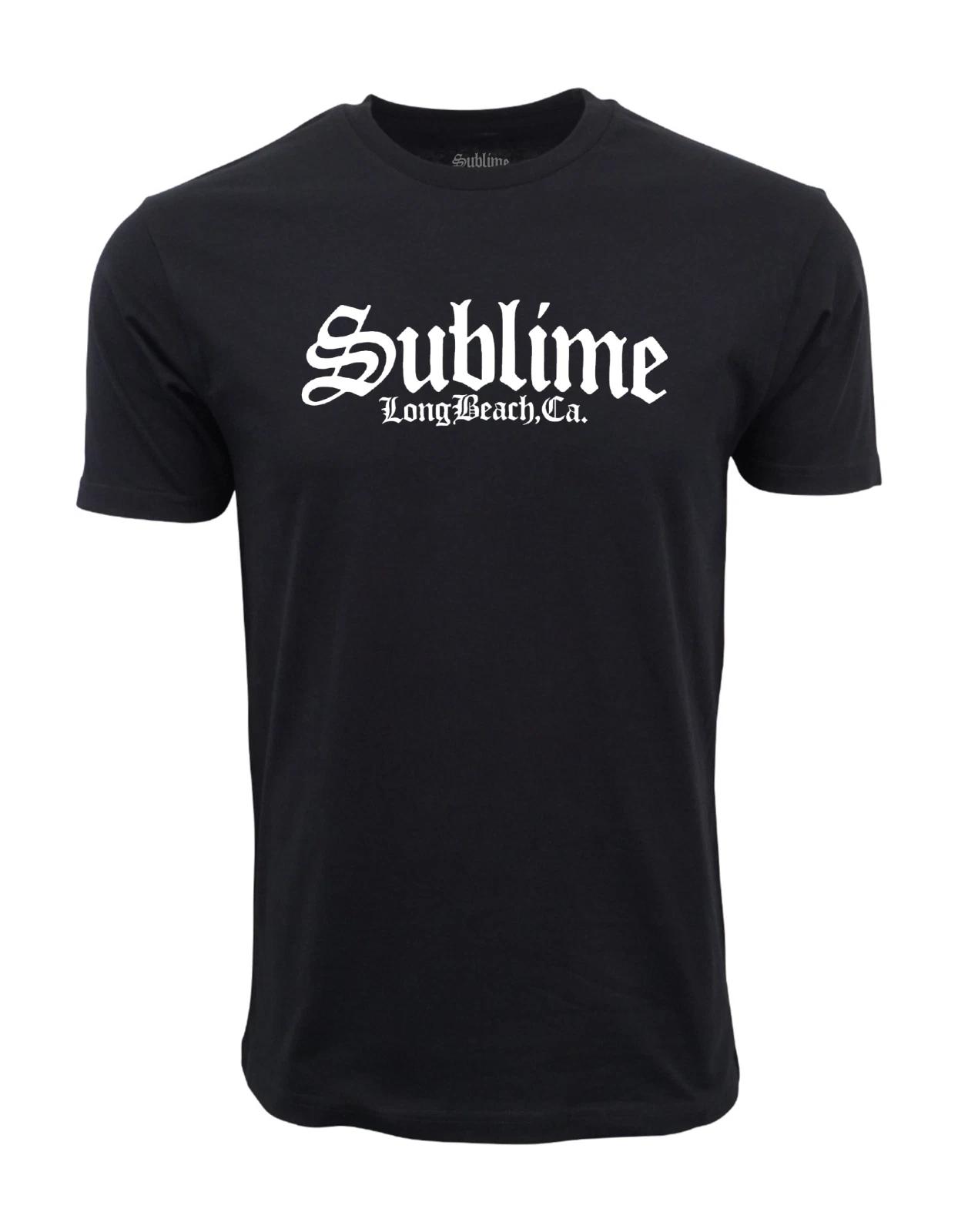 Unisex Adult Casual Graphic Sublime Long Beach Graphic T shirt T-Shirt S