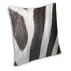 Federa Cuscino Decorativa con Fantasia a Strisce di Zebra Pelliccia Animale Texture Pelle di Zebra Federa Cuscino per Amanti Cuscino da Lancio per Auto Stampa
