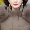 Real Fur Collar Winter Down Jacket for Women Long Parkas Hooded Elegant Thick Warm Down Coat Woman Outerwears