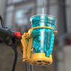 Foldable Motorcycle Cup Holder Bike Water Bottle Mount Adjustable Drink Cage Holder for Collapsible Beverage Bracket for E-Bike