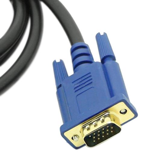 6Ft 1.8M VGA Male To VGA HDMI-compatible Gold HD-15 Male Cable 1080P HDMI-compatible-VGA