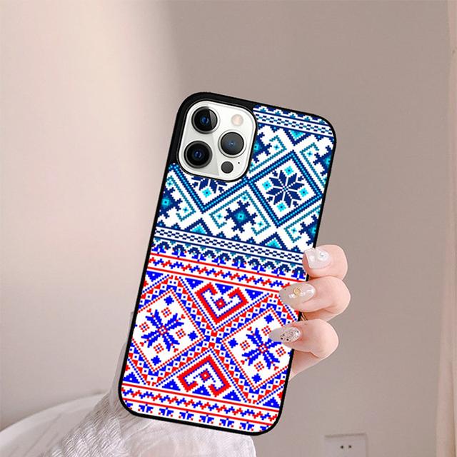 U=krainian flag design logo Phone Case For iPhone 17 Air 14 15 16 13 12 Max Cover For Apple 11 Pro Max Plus SE2020