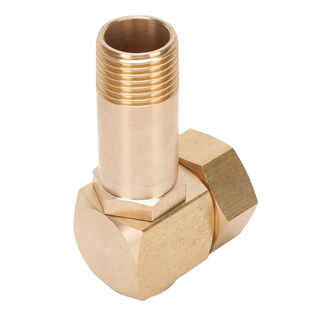 Gartenschlauchadapter 1 Zoll GHT Zinklegierung Gartenschlauchwickler-Anschluss Schwenkbarer Winkelverbinder