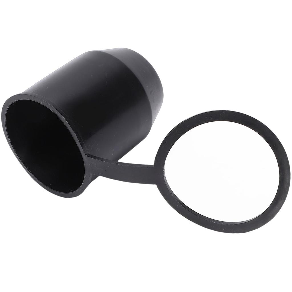 50mm Tow Ball Bar Cap Black Towing Hitch Ball Protective Cover Trailer Hitch Ball Cap for RV Motorhome
