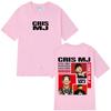 Rapper Cris Mj Tour 2026 estate Merch T-shirt uomo donna T-shirt vintage y2k abbigliamento Top a maniche corte Puro Cotone Streetwear