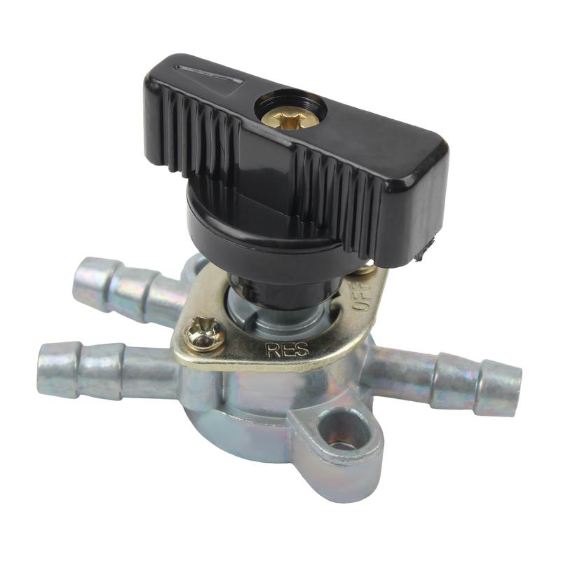 ATV Motocross 3 Way Fuel Tank Tap Pocket Cock Valve Switch for E-ton Lightning ETon Polaris 40cc 50cc 90cc DirtBike Modified