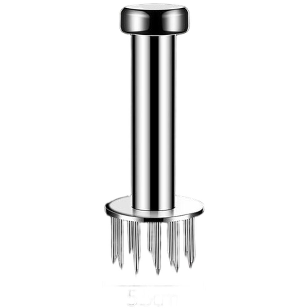 

Breaks Down Tough Fibers 304 Stainless Steel Kitchen Tool Meat Tenderizer Round-19 Pins
