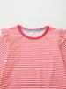 Autumn European Style Girls' Striped Princess Dress with Dog Patch