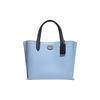 Willow 24 Twist Lock Magnetic Closure Pebbled Leather Tote Bag Women Tote Light-Blue C8561-LHPQM