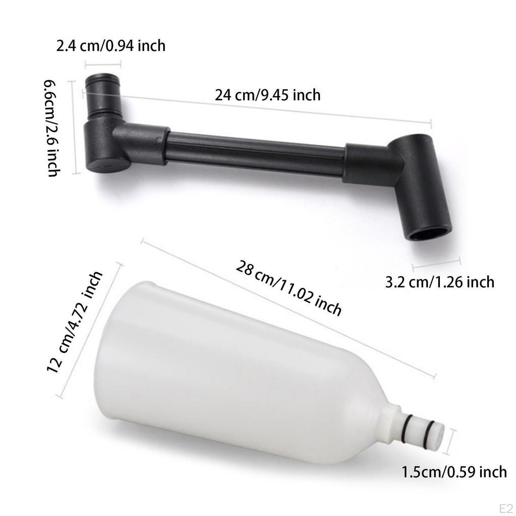 Car Oil Filling Funnel Set Change Tool No Spills Dispenser with 6 Adapters