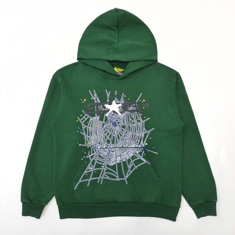 Spder555 Heavyweight 420G Fleece Hoodie - Trendy Velvet Design by Sp5de