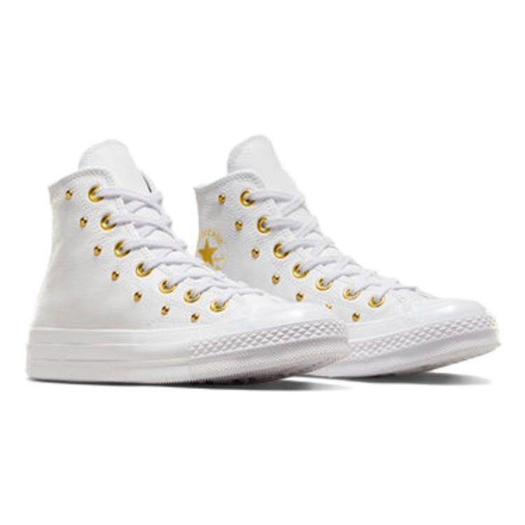 Converse Chuck 70 Lace-Up Comfortable Versatile High-Top Canvas Shoes Women Sneakers White A06808C