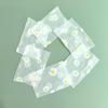 50/100Pcs Print Frosted Zipper Bags Transparent Plastic Storage Pouch Reusable Seal Bag For Jewelry Cosmetic Stationery