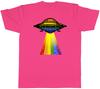UFO Pride Unisexs TShirt LGBTQ Gay Alien Parade Rainbow Unisex Tee Gift