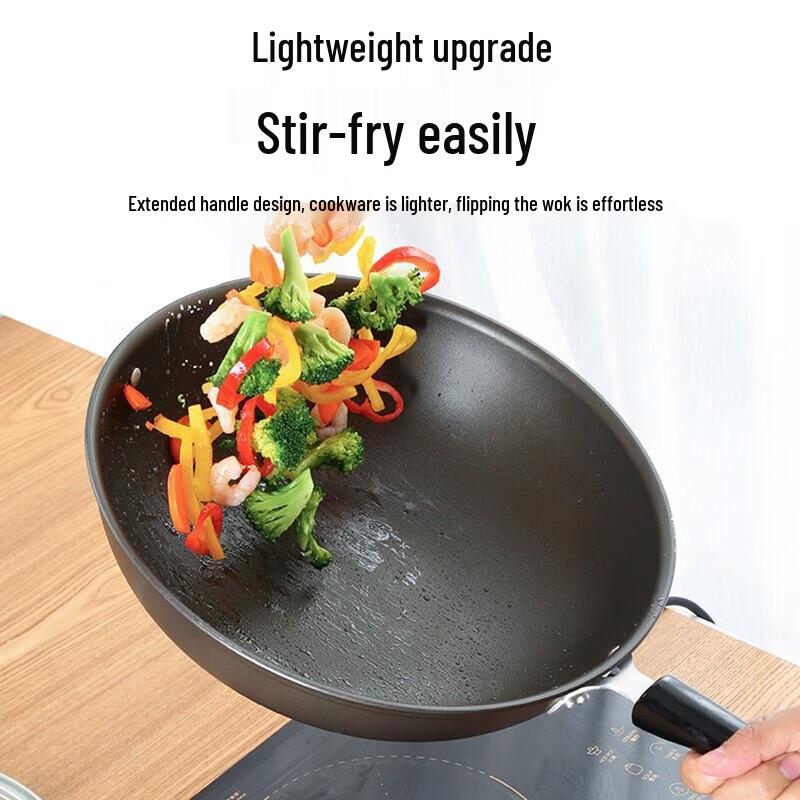 

Chuidahuang 32cm Smokeless Non-stick Wok