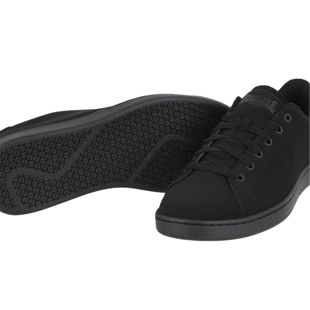 Lonsdale Mens Leyton Leather Flat Trainers