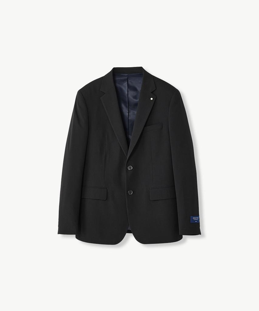Stco [Four Seasons] Tech-Poly Four-Way Stretch Essential Suit Set_Black (Slim Fit)_Ssjvz01Set