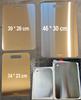 304 Stainless Steel 5 Size Thickened Chopping Board Cutting Board Antibacterial Mildew-proof Kneading Dough Board Kitchen