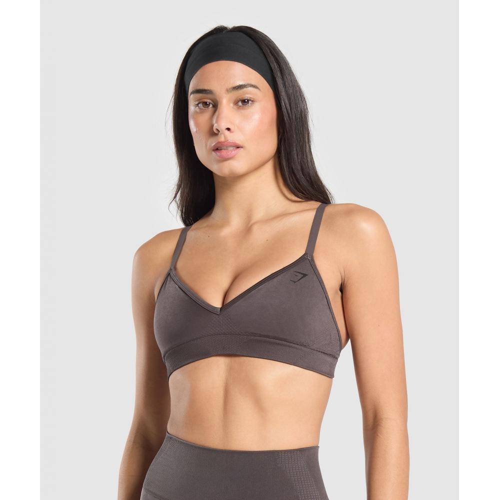 

Gymshark Vital Shine Limited Edition Sports Bra Greyed Purple B9a8b Pbvr XS