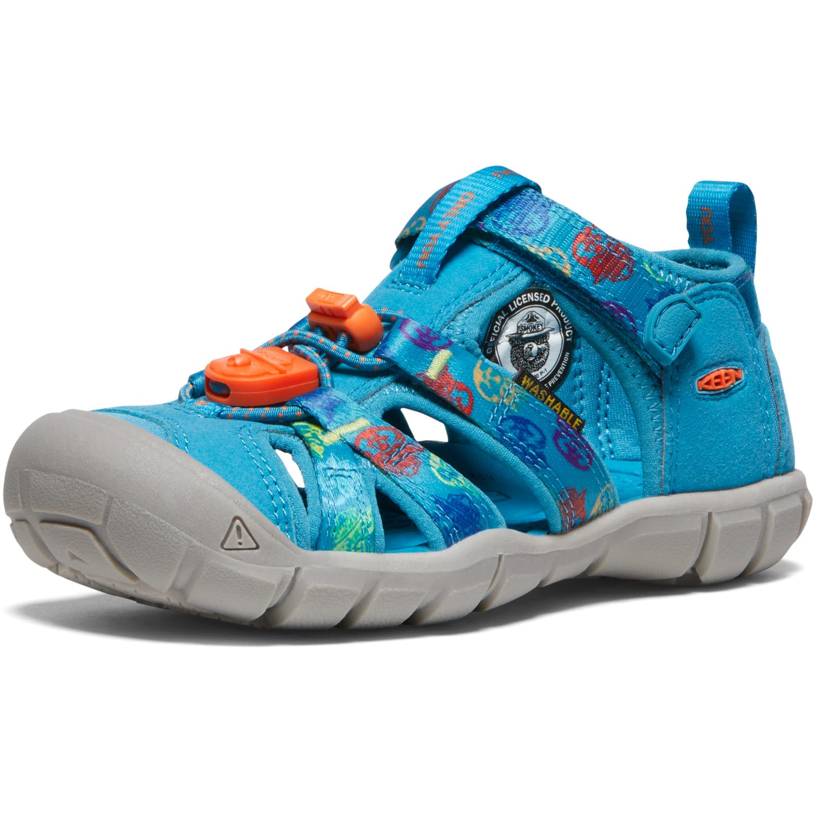 

Детские сандалии KEEN SEACAMP II CNX (Размеры 11,5-14,5 см) в цвете Дымчатый медведь/Фьордский синий (Размер 12,5 см)