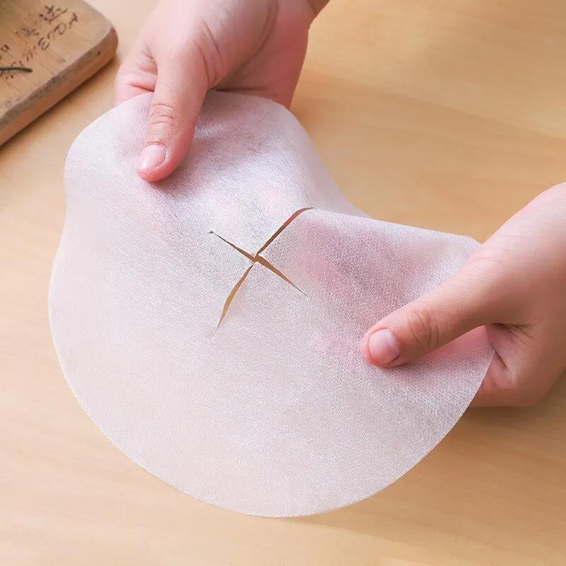 12Pcs/Bag Disposable Soup Oil Absorbing Paper Kitchen Food Oil Absorption Paper Kitchen Gadgets Accessorie