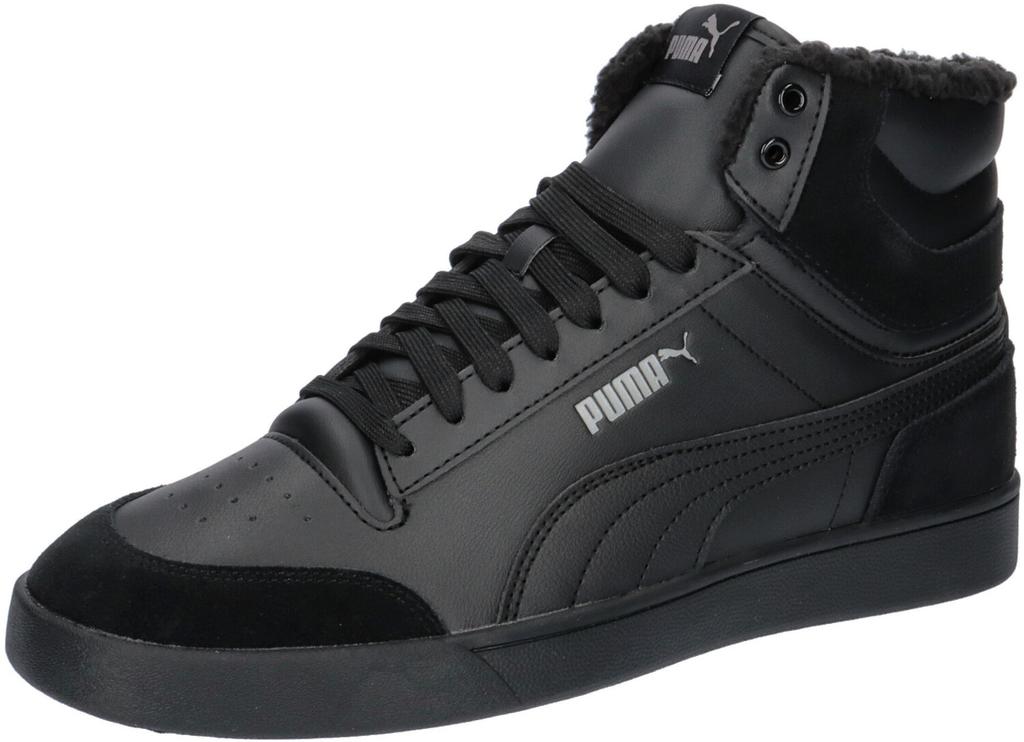 Puma Shuffle Mid Fur Sneakers (387609) Black/black/steel Gray