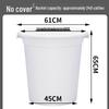 Large Food-Grade Plastic Water Storage Bucket - Extra Capacity & Thickened Design
