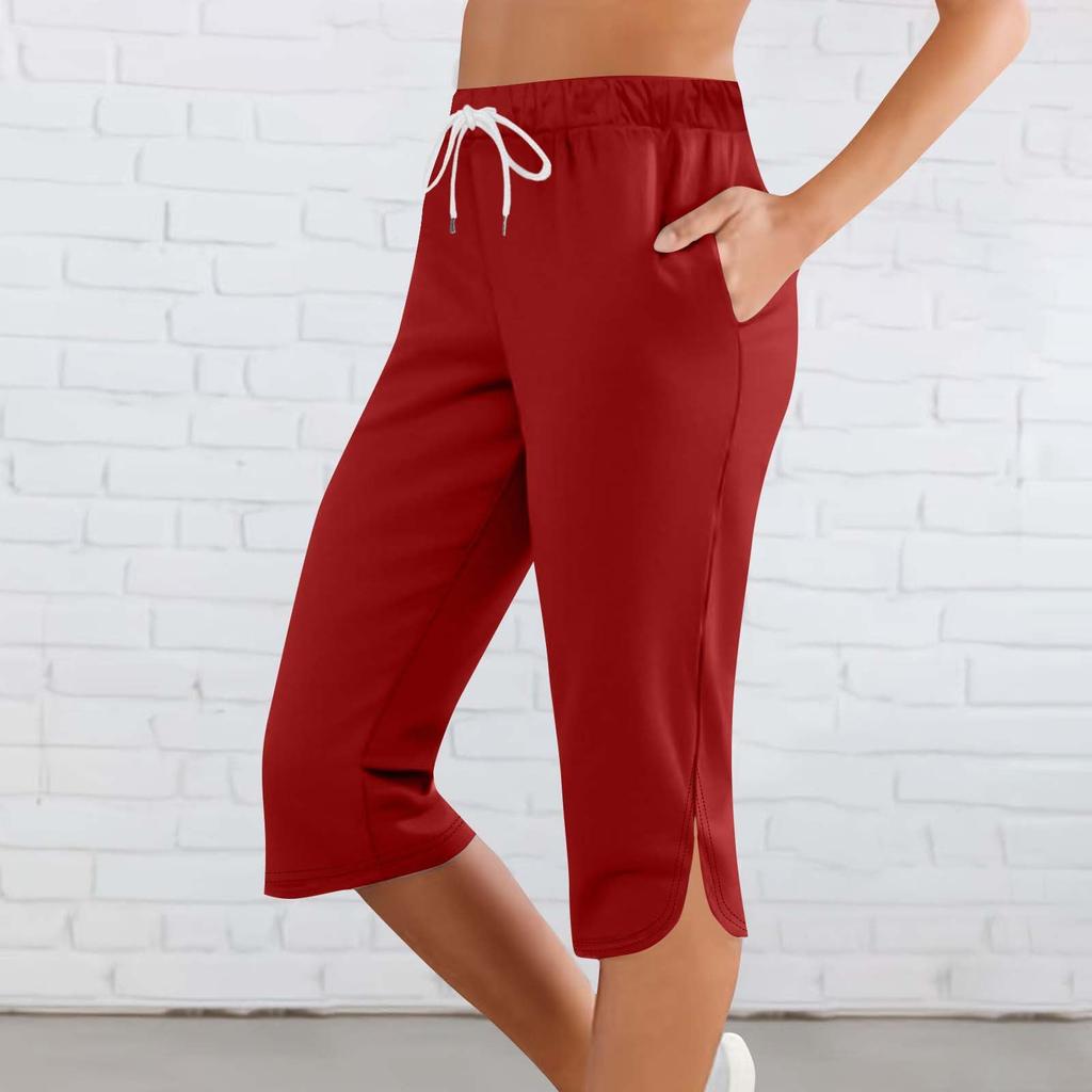 Women's Fashionable And Comfortable Yoga Pants: Slim-Fit, Mid-, 7/8 Length