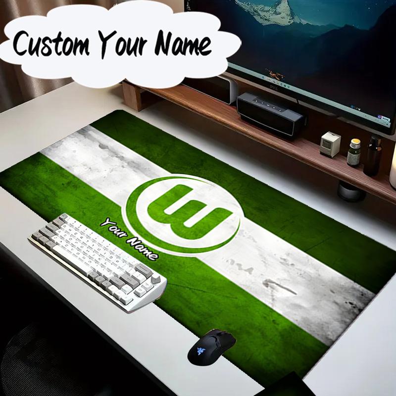 Custom Name Mouse pad Vfl Football Crest Mouse Pad Desk Mat, Non-Slip Rubber Backer Pad For Computer Notebook Gaming Mouse Pad Birthday Gift