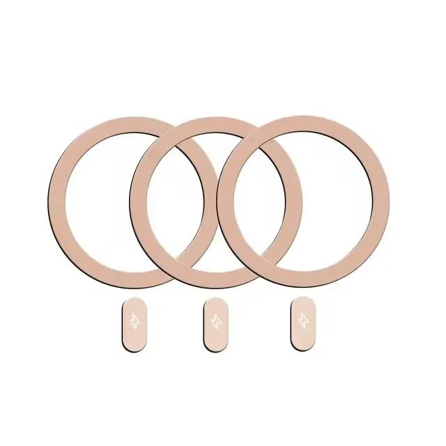 1/5 ks kovové nálepky kroužky univerzální bezdrátová nabíječka magnetické kroužky držák mobilního telefonu do auta železný plech pro iPhone 14 13 12