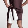 Crazy Muscle Men's Sports and Leisure Shorts Double Layered Marathon Basketball Fitness Quick Drying Shorts