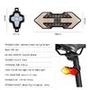 Wireless Remote Turn Signal Bicycle Light MTB Direction Indicator Smart LED Bike Taillight USB Rechargeable Cycling Rear Lamp