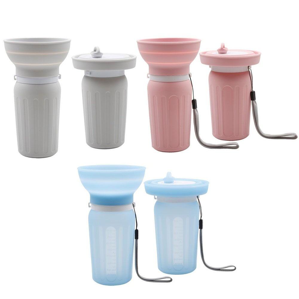 1PC Silicone Dog Water Bottle Leak Proof Pet Water Cup for Walking, Hiking and Travel