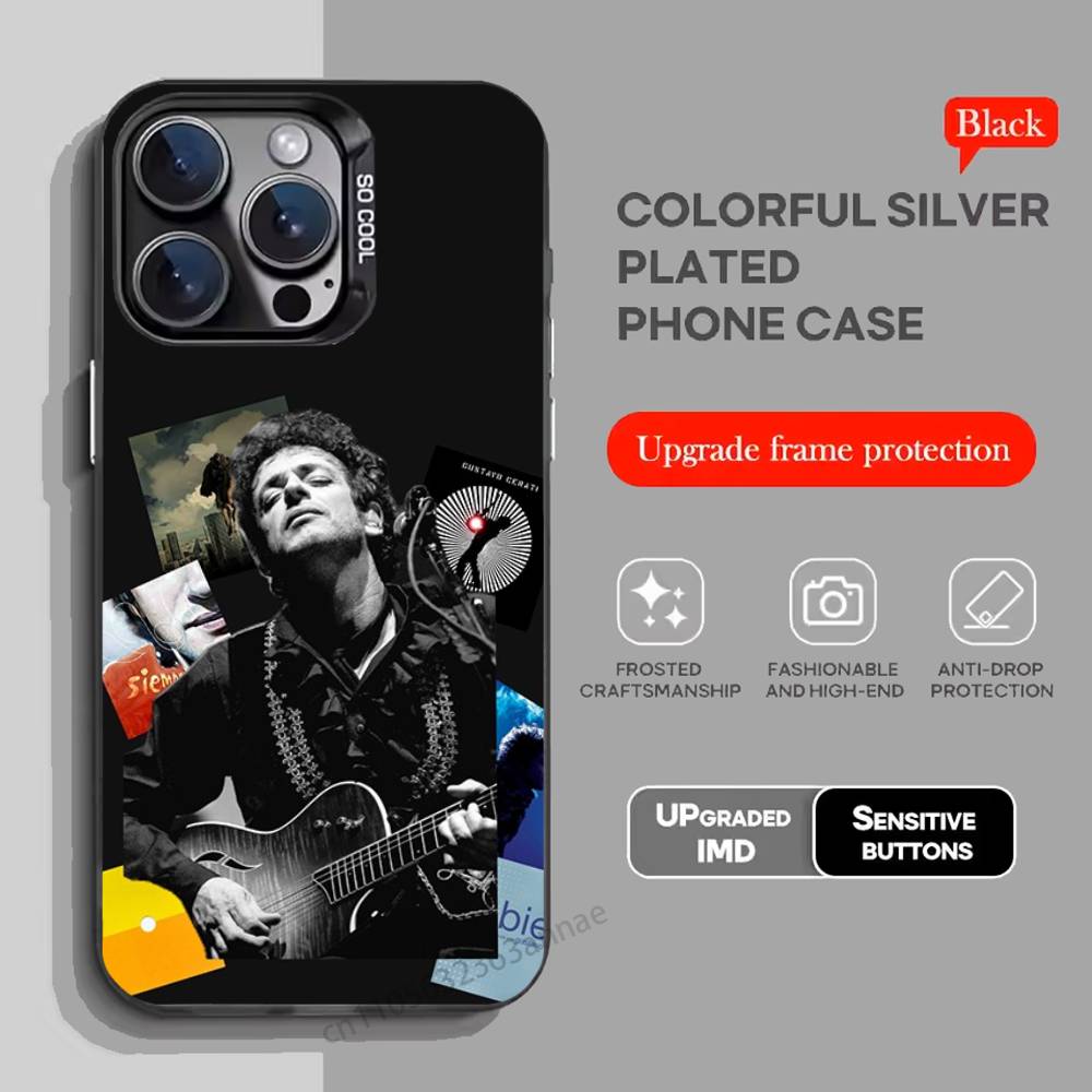Gustavo-S Cerati Soda S-Stereo Phone Case for iPhone 15 16 Pro Max Air SE 11 13 Pro 14 Plus 12 11Pro 15Pro Max 16e Cover