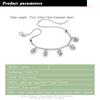 Frauen Mode 100 % 925 Silber Krone Anhänger Fußkettchen Bein Armbänder Fußkettchen Sommer Auf Die Bein Zubehör Schmuck