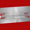 Наклейки на двери STI Subaru для и и Водонепроницаемые Levorg, WRX, Outback, BRZ, Forester, G4, Кроссовер, XV. Прохладный, Термостойкий, Светоотражающий, (Гинаку)
