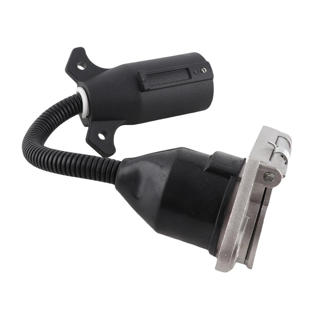 VGEBY Trailer Socket Trailer Adapter Cord 7 Flat Pin To 7 Round Pin Connector