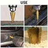 6PCS High Speed Steel Step Drill Bit Set Cone Hole Cutter 3-12mm 4-12mm 4-20mm Multisize Pagoda Drill Bits For Metal Stainless